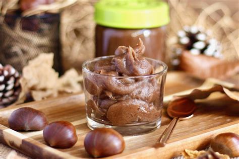 Ingrédients pour la crème de marrons