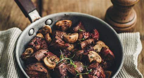 infographie: schéma des étapes de préparation des rognons de porc