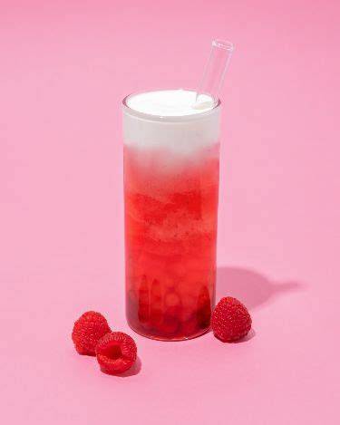 Infographie: « Comment préparer un Bubble Tea Framboise Passion avec les perles Monin »