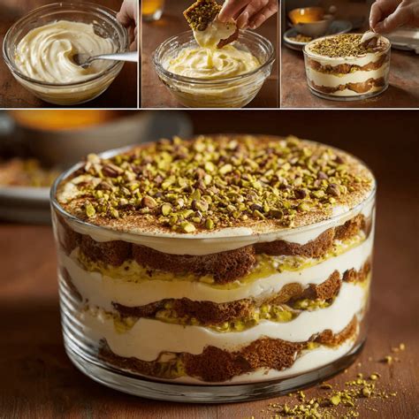 Montage du tiramisu en couches