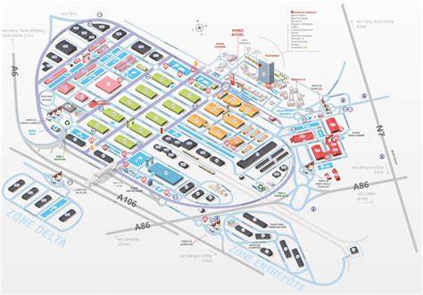 Carte logistique Aubervilliers et connexions Rungis