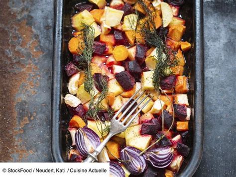 Légumes d'hiver rôtis (courge, carottes, panais)