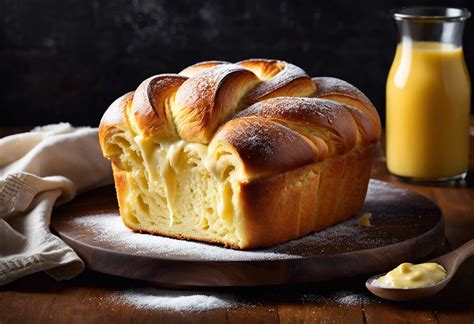 Ingrédients disposés pour la préparation d'une brioche