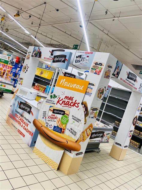 Illustration: typologie des formats PLV en rayon confiserie