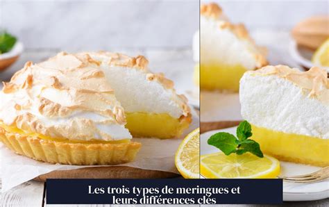 Infographie: 3 types de meringues et leurs usages