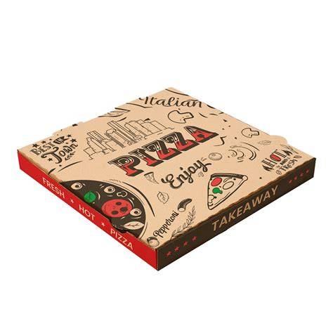 Boîtes à pizza en carton: formats carrés et rectangulaires adaptés à différentes tailles de pizza