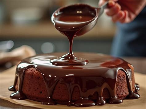 Image d'un dôme de chocolat brillant et lisse, prêt à être dégusté