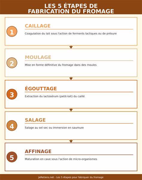 Infographie: étapes de fabrication du mascarpone