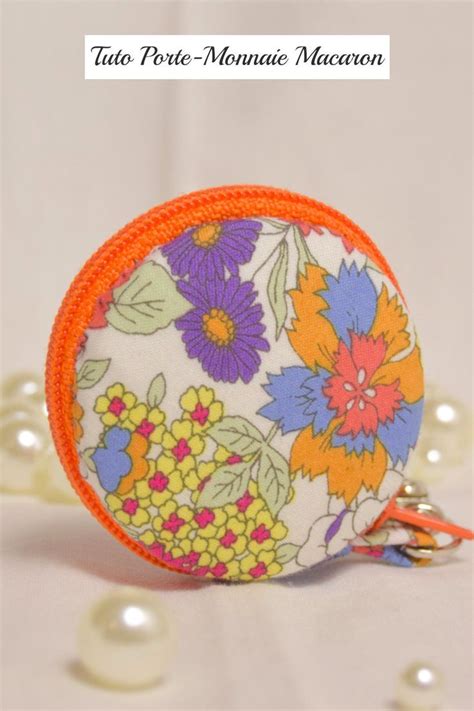 Porte-monnaie macaron terminé
