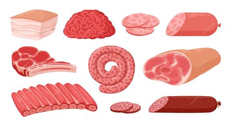 Illustration d'une mamelle de porc crue