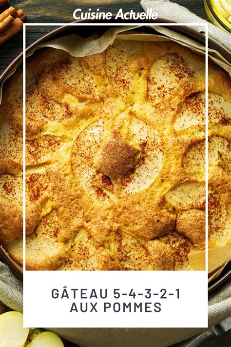Gâteau 5 4 3 2 1 aux pommes, ingrédients et étapes visuelles