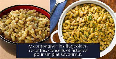 Image des ingrédients et du plat final illustrant paupiettes et flageolets