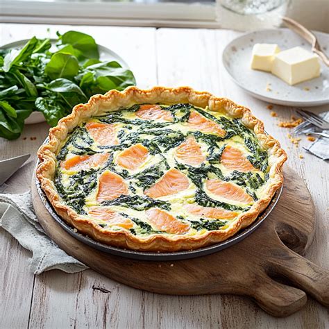 Infographie: équilibre nutritionnel de la galette épinards saumon chèvre