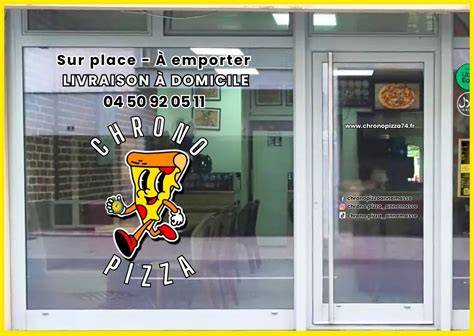 Différentes pizzas variées proposées par Chrono Pizza à Annemasse