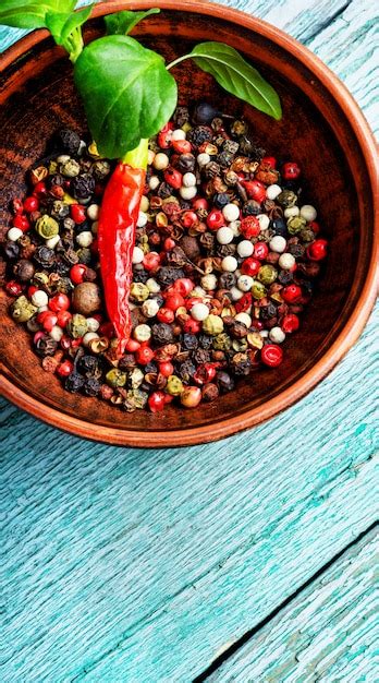 Différents types de poivre