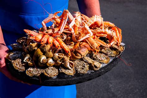 Fruits de mer sur un marché