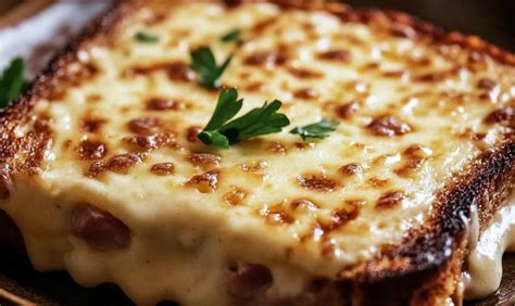 Un croque monsieur gratiné à la perfection