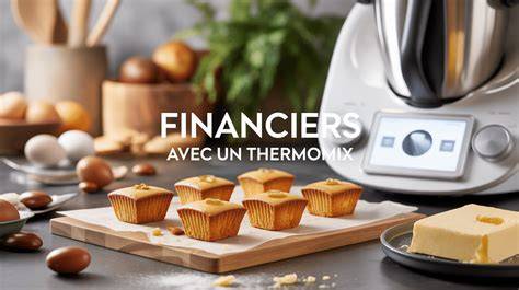 Illustration des étapes et résultats: financiers dorés et moelleux