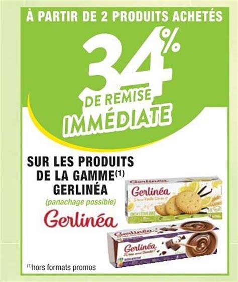 Gamme variée de produits Gerlinéa