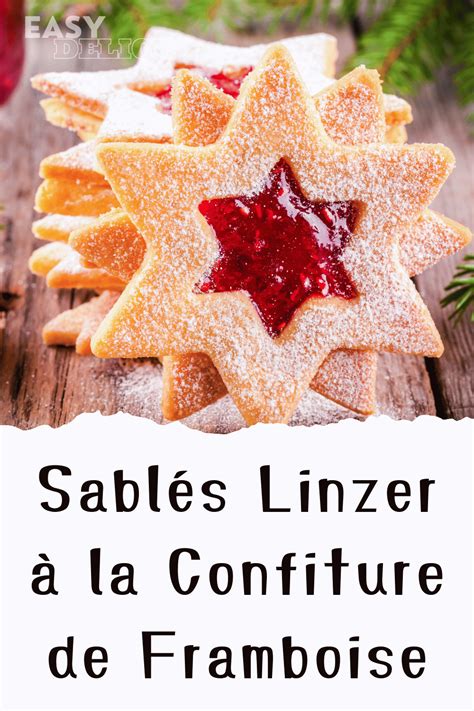 Imagen d'illustration: biscuits Linzer garnis et montage