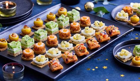 Assortiment de bouchées apéritives