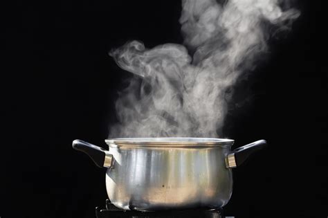 Illustration plan de cuisson à la vapeur et fond plat dans empreintes