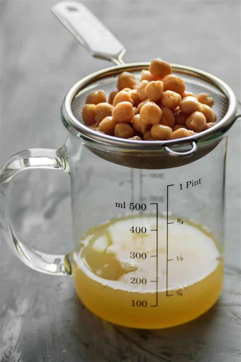 Diagramme conservation aquafaba