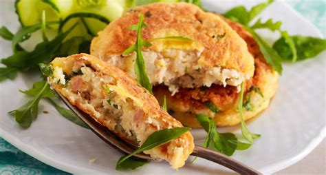 Ingrédients pour la préparation de galettes de thon