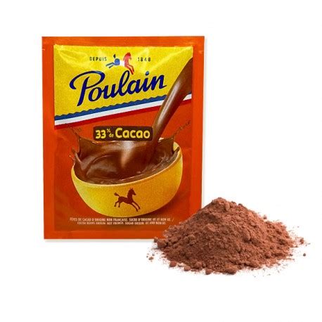 Image conceptuelle d'un sachet individuel de chocolat en poudre