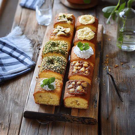 assortiment de cakes salés pour apéritif