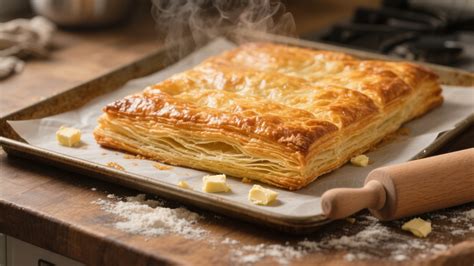Ingrédients pour la pâte feuilletée