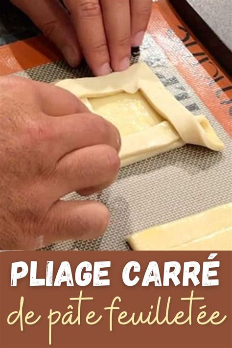 Technique de pliage de la pâte feuilletée