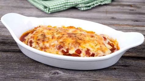 Plat de gratin de scamorza