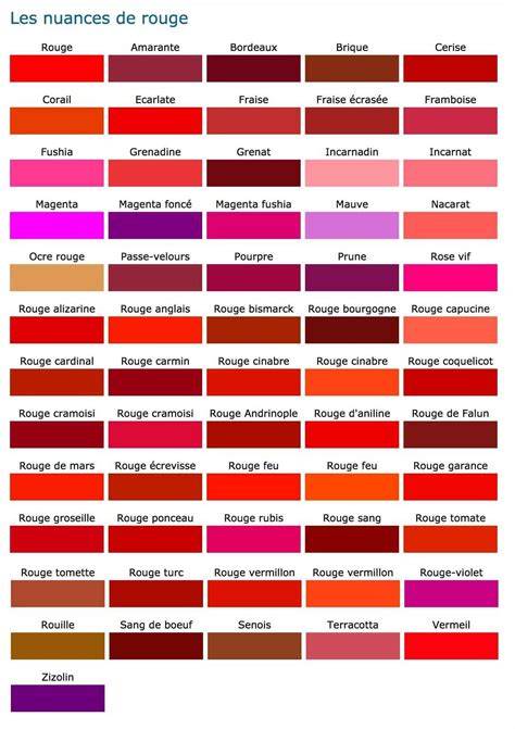 nuancier rouge foncé velouté