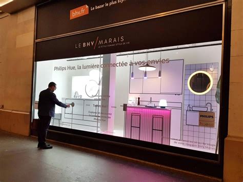 Vitrine virtuelle de produits de luxe