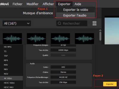 Interface de fondu enchaîné audio montrant les curseurs et les paramètres