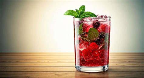 image illustration arômes menthe fruits rouges