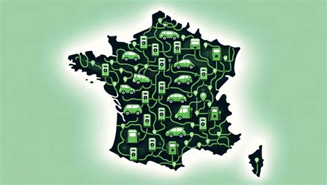 Carte des bornes de recharge publiques en France