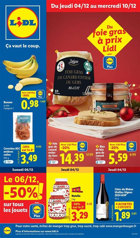 Catalogue Lidl avec des offres promotionnelles