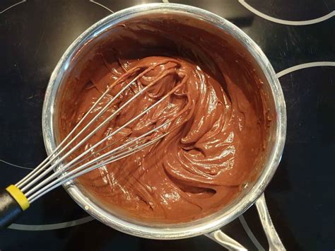 Ingrédients pour la crème pâtissière chocolat