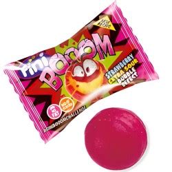Bonbon rougeoyant Fini Boom à la fraise