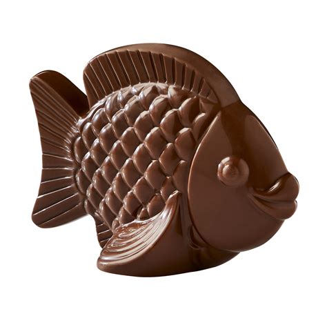 Poisson en chocolat noir