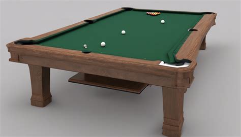 Un billard démonté en pièces