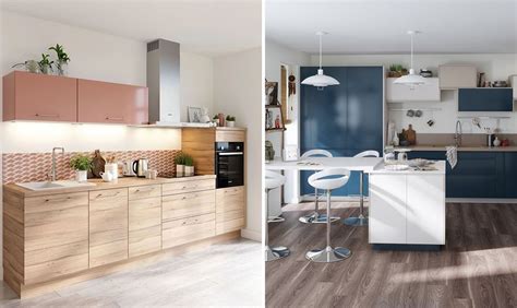 Exemple de cuisine bicolore tendance