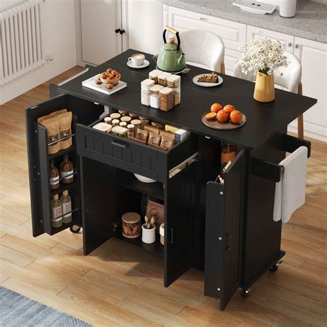 Îlot central multifonction avec rangements intégrés
