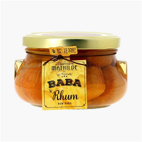 Babas au rhum en bocal du Comptoir de Mathilde