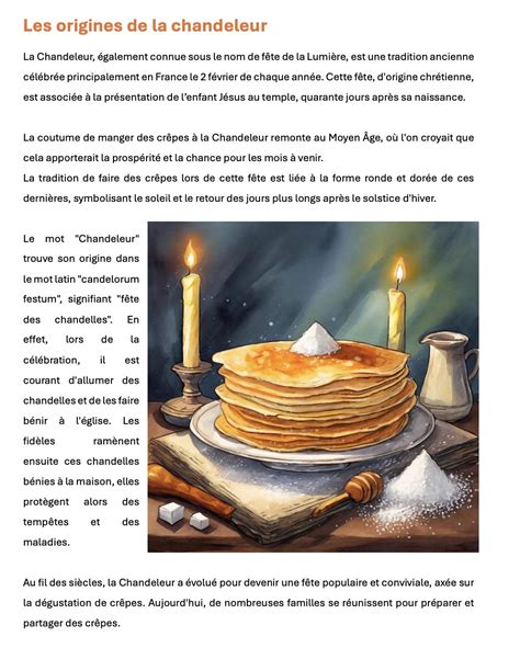 Origines païennes et chrétiennes de la Chandeleur