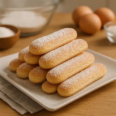 Comparaison biscuits cuillère, Savoiardi et Pavesini