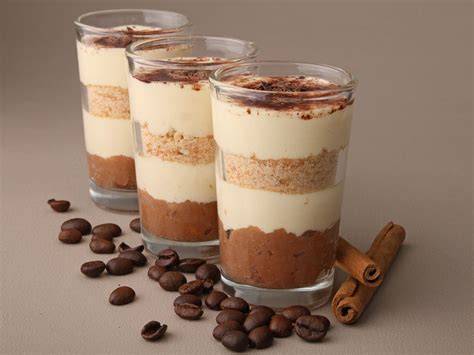 Exemple de tiramisu en verrines