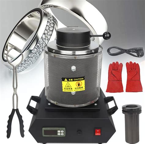 four à induction et creuset pour fonte de l'or